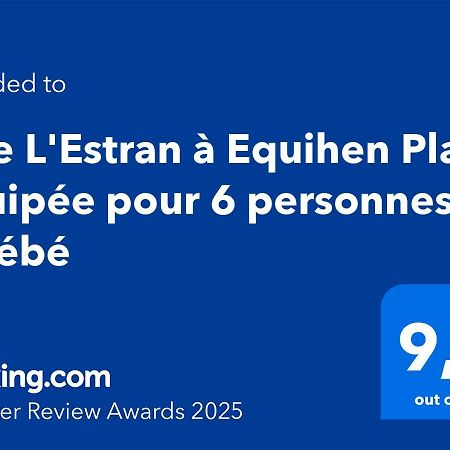 Gite L'Estran A Equihen Plage Equipee Pour 6 Personnes + 1 Bebe מראה חיצוני תמונה